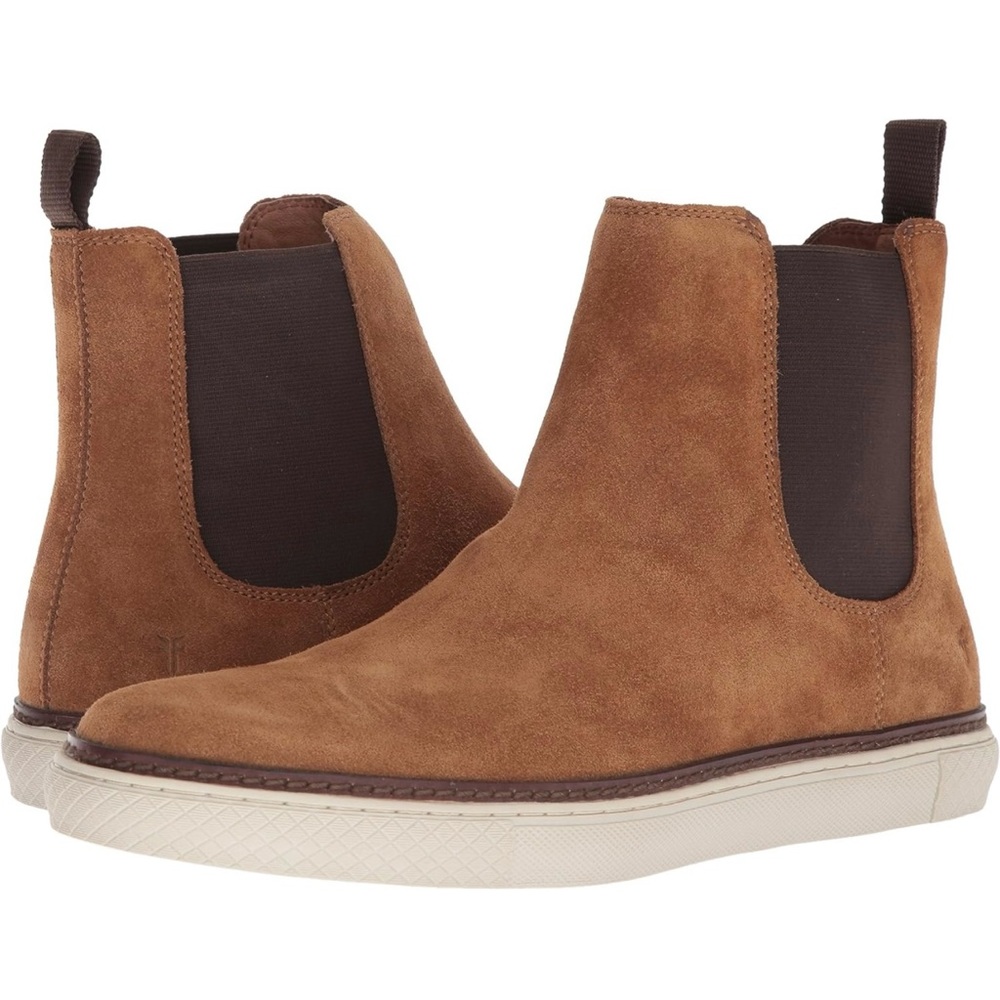 Frye Men's Brown Suede Gates Chelsea Boot sz 9